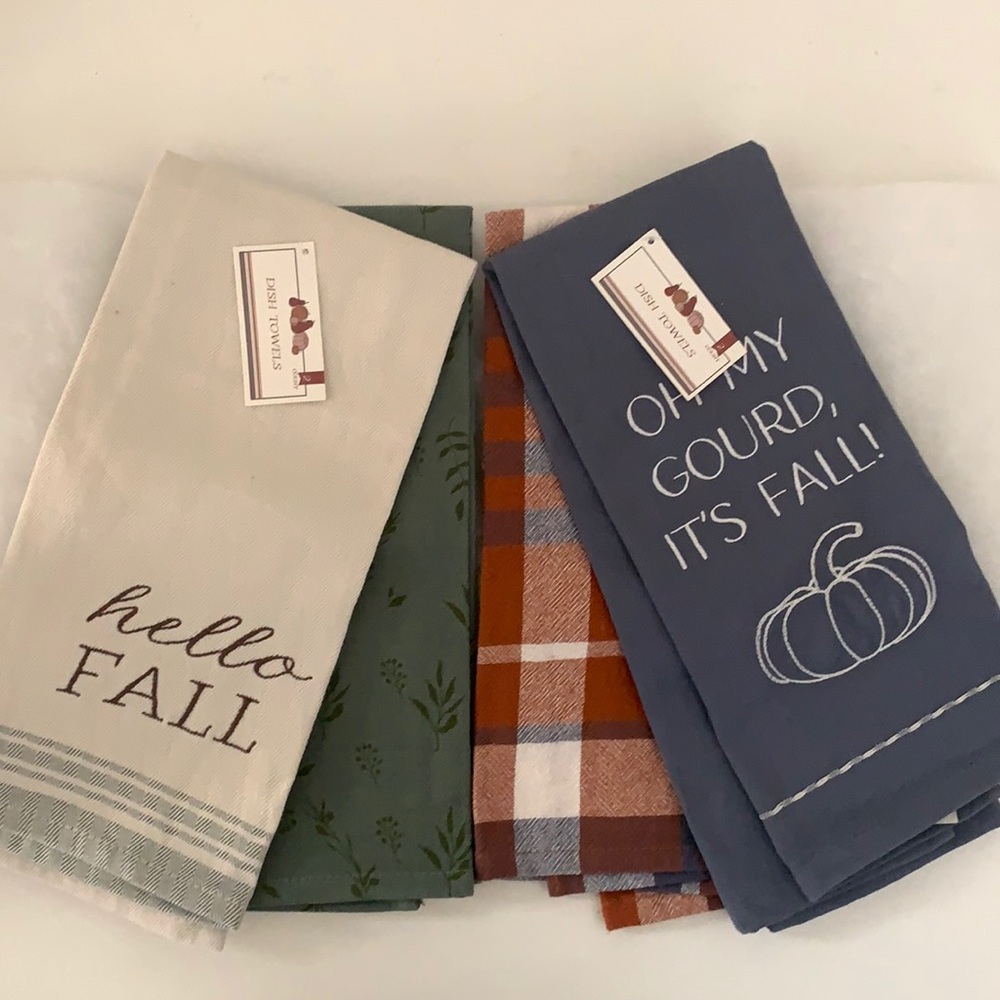 Fall Dish Towels Target Bullsye This is a Set of 2. New.